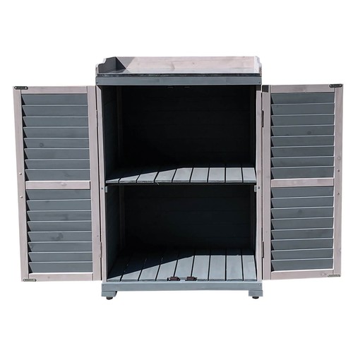 Holz gartenschrank - holz,