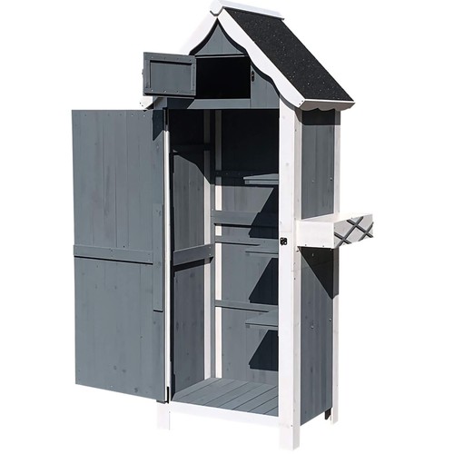 Holz gartenschrank - holz,