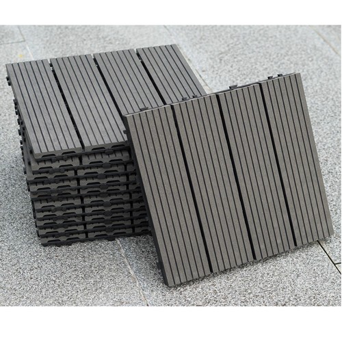 11x schwarze wpc - 11x, verbund