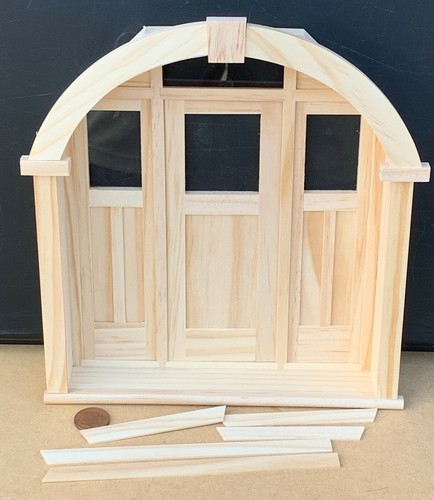 Puppenhaus holz überdachte - puppenhaus,